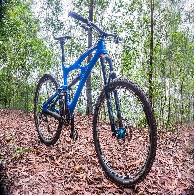 

ZTTO MTB Bike Fork 120mm Travel Air Fork 26 27.5 Inch Suspension Straight Tapered Tube Thru Axle QR Quick Release MTB Bike parts