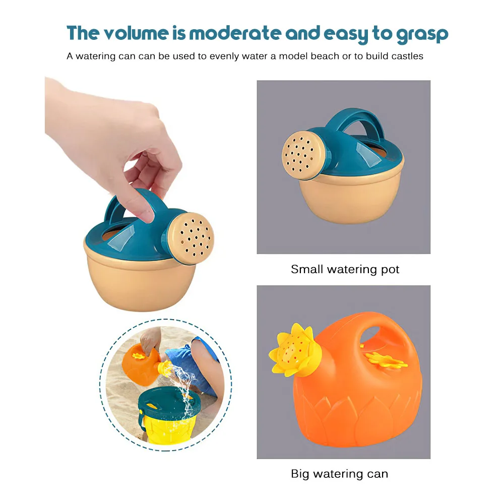 

Children Summer Play Sand Water Set Beach Toys For Kids Baby Game Bathroom Toys Hourglass Sand Digging Shovel Tool For Kids Gift