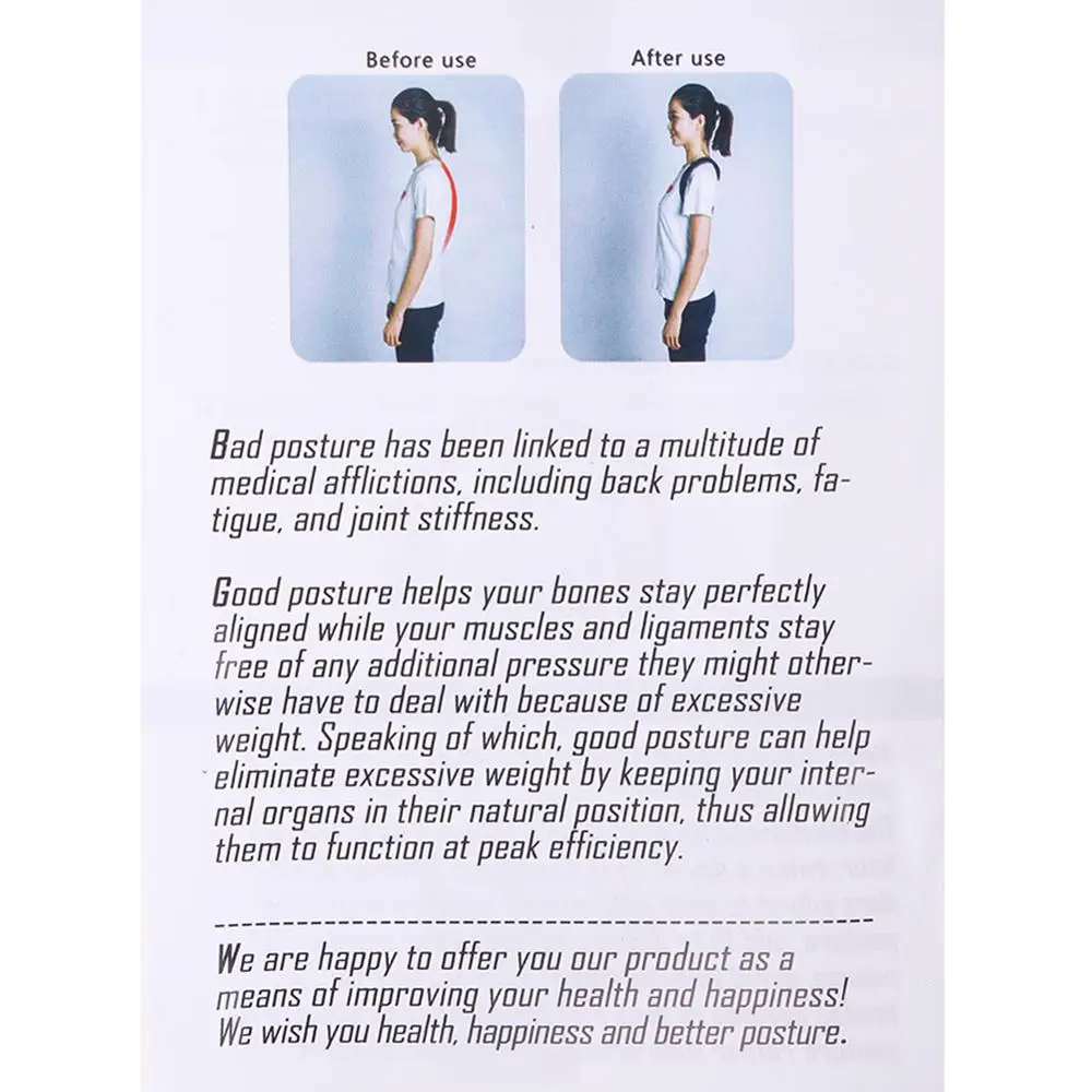 Корректирующий черный жилет для спины мужчин и женщин корсет правильной осанки