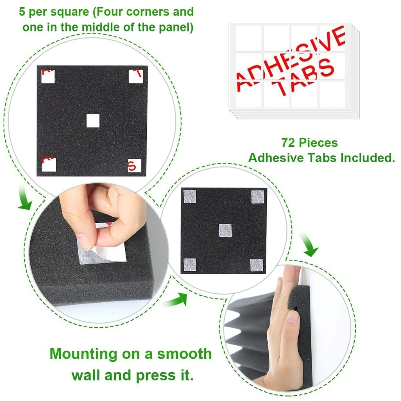 

High-density triangle groove sound insulation cotton KTV