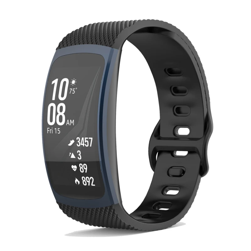 Силиконовый спортивный ремешок для часов Samsung Gear Fit2 смарт-часов сменный Pro 1 2 5 8 9 |