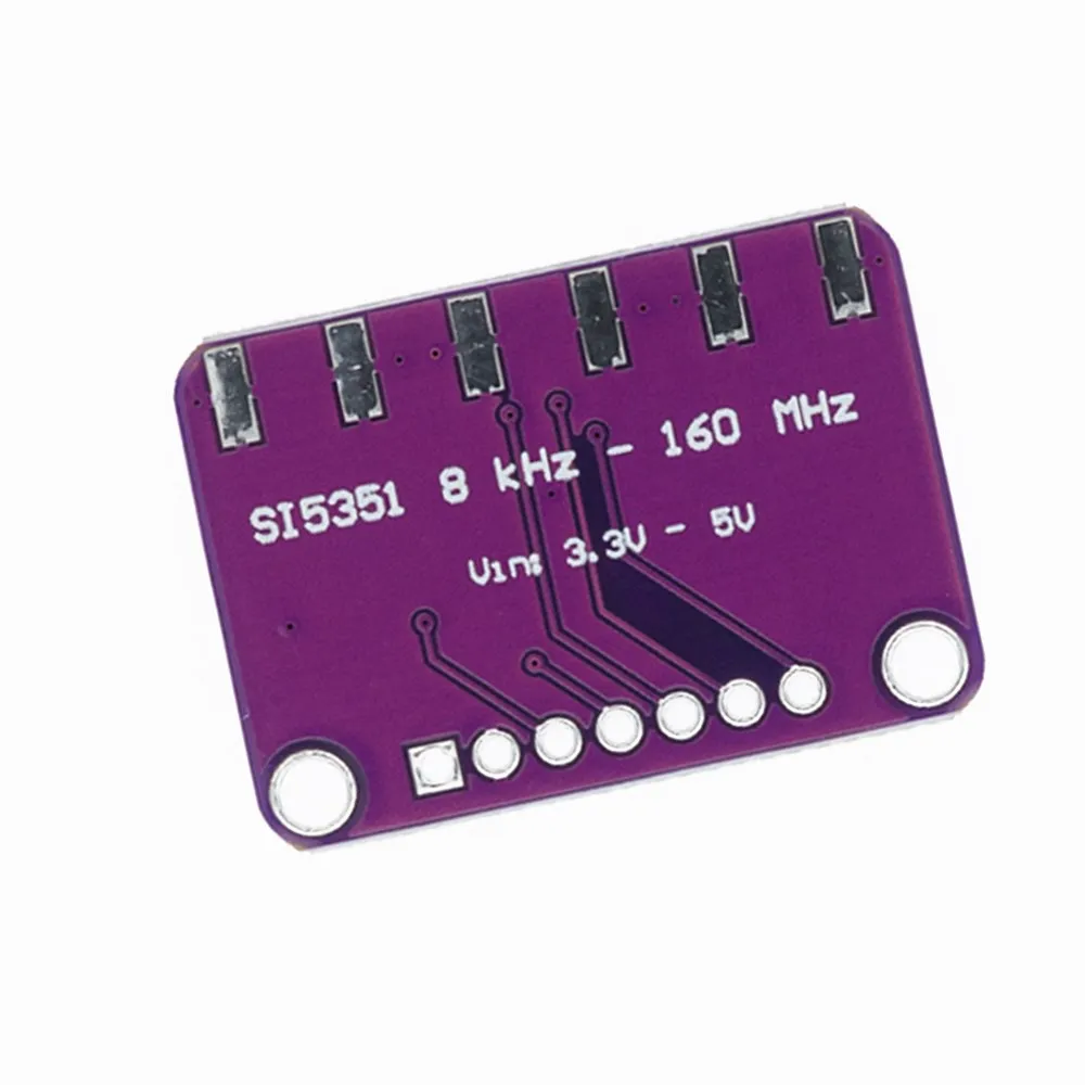Настольная плата для генератора часов Si5351A Si5351 I2C 3-5 в постоянного тока Модульная