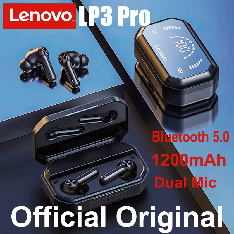 2021 оригинальные наушники Lenovo LP3 Pro TWS беспроводная гарнитура Bluetooth 5 0 Hi-Fi стерео с