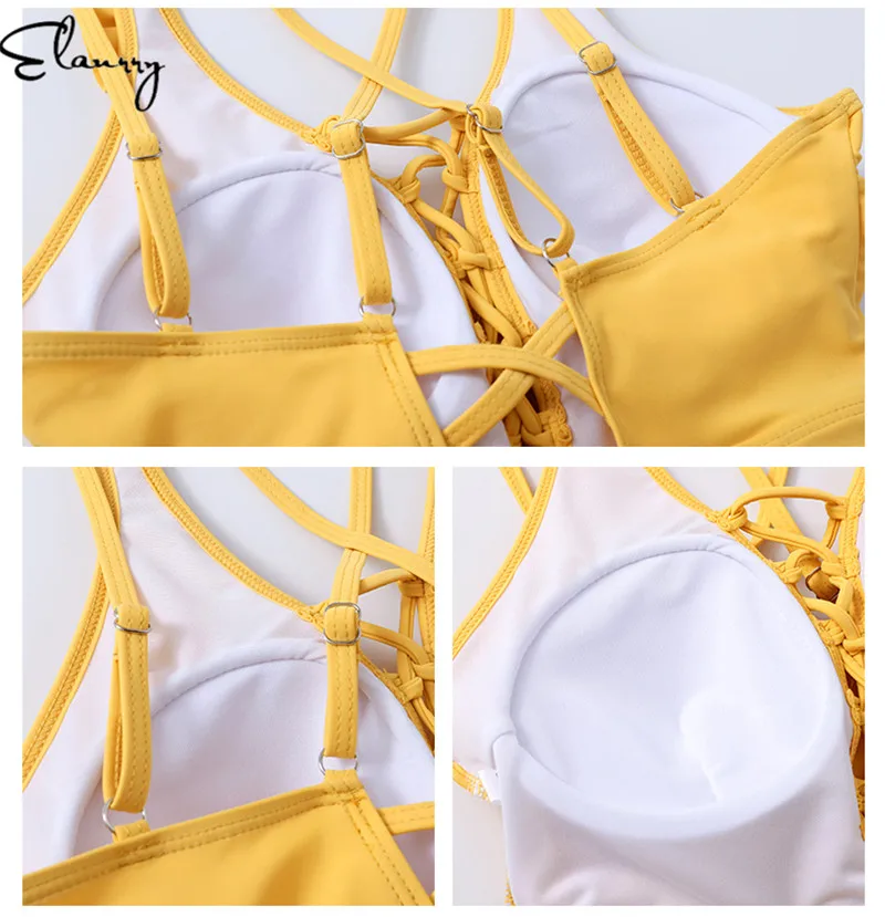 Женский Мягкий купальный костюм 2019 Новый бандаж оборки Однотонная юбка Цельный