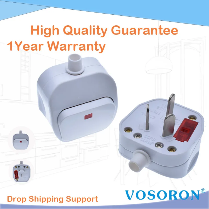 Австралийский стандартный переключатель питания многоразовый штекер с