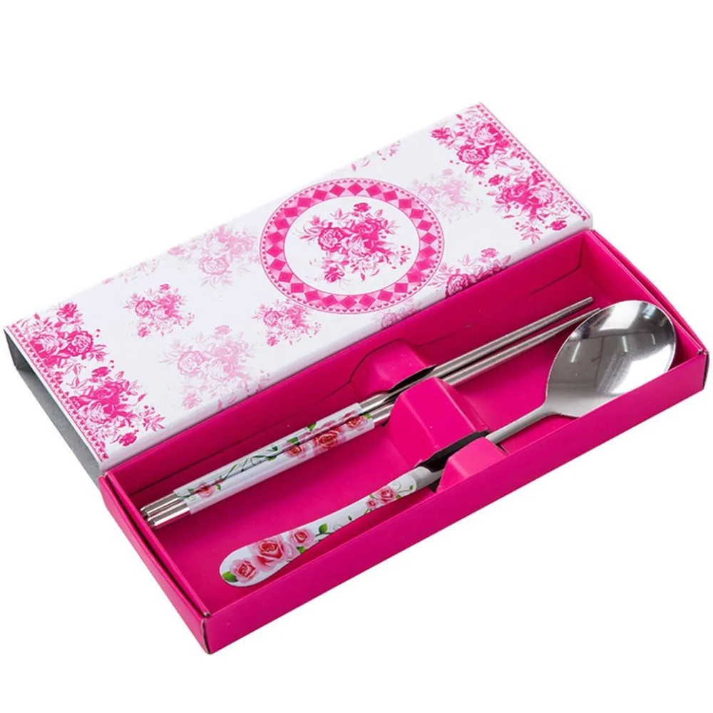 Столовые приборы из нержавеющей стали набор столовых приборов двух частей