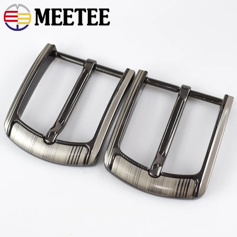 Мужские пряжки Meetee металлические для джинсов модные ремней 37 39 мм сделай сам кожа