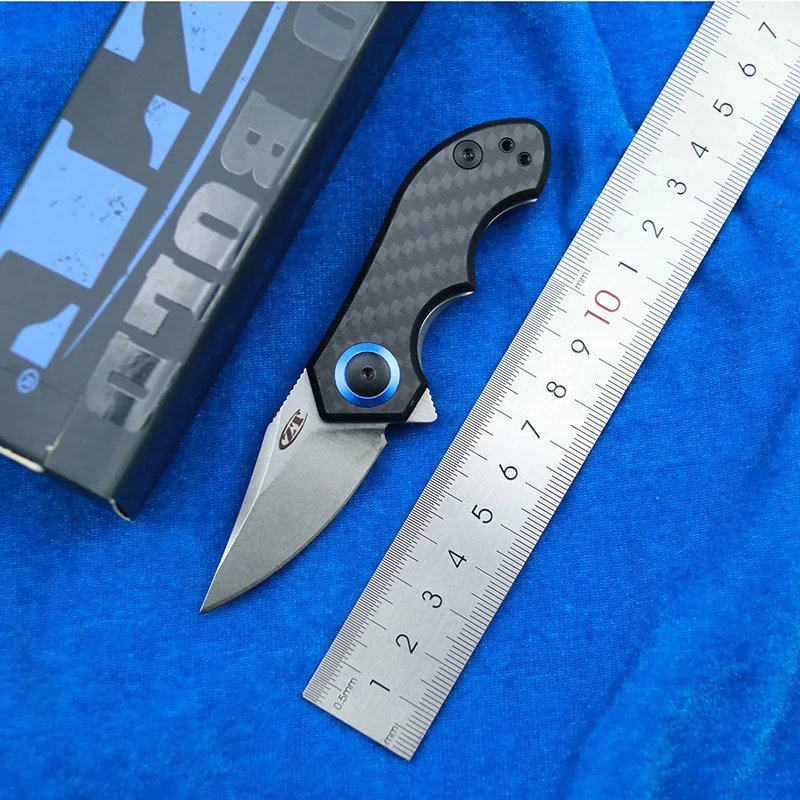 

LEMIFSHE New 0022 Ball Bearing Flipper Steel Carbon Fiber Mark 20CV Camping Hunt Kitchen Survival Outdoor EDC Tool Folding Knife