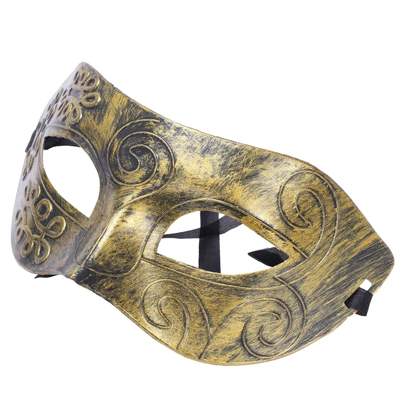 1pcs Men's Masquerade Mask Ball Masks Stag Party Fancy Dress Venetian Eye Face Roman Gladiator | Дом и сад