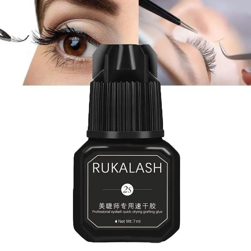 

5ml Eyelash Extension Glue 1-2 Seconds Fast Drying Last Glue Retention Eyelashes Adhesive Glue Black Lash Pro Long 5-8Weeks A2A0