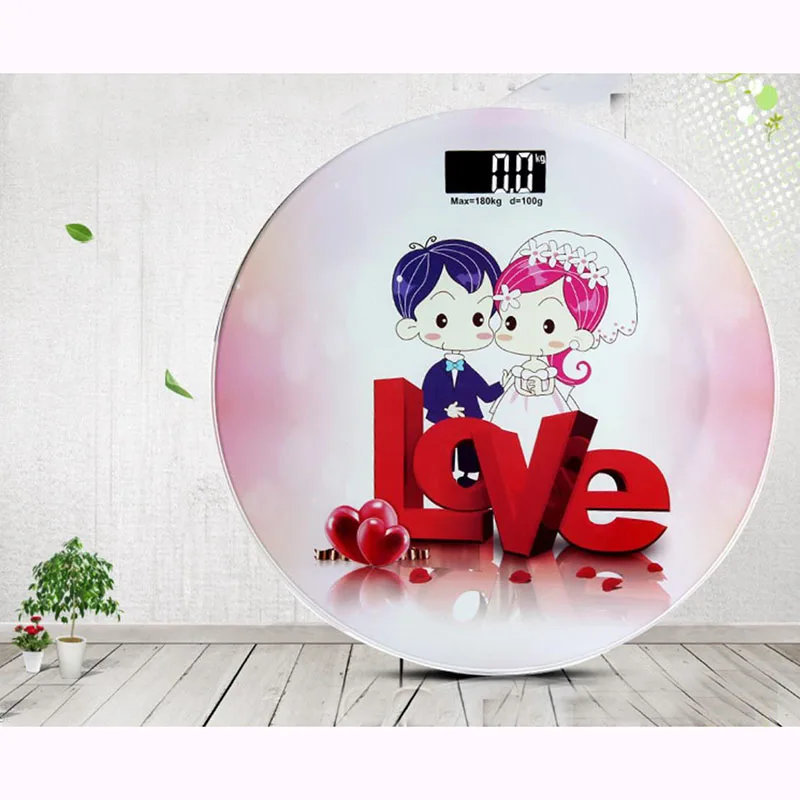 

Amazing 180kg Electronic weighing scale human health weighing scale household glass weighing scale
