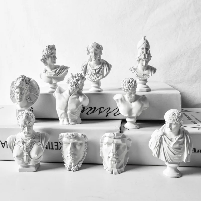 Греческая скульптура фигурка героя пластырь эскиз тренировочная модель Давид