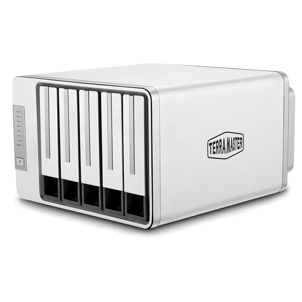 Жесткий диск TerraMaster 5Bay NAS для бизнеса процессор 1 5 ГГц скорость чтения 410 Мб/с