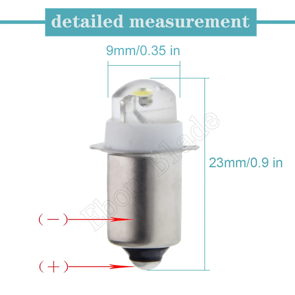 1/2 шт. P13.5s светодиодный светильник для Maglite 0 5 W PR2 PR3 встраиваемые тёплого/белая