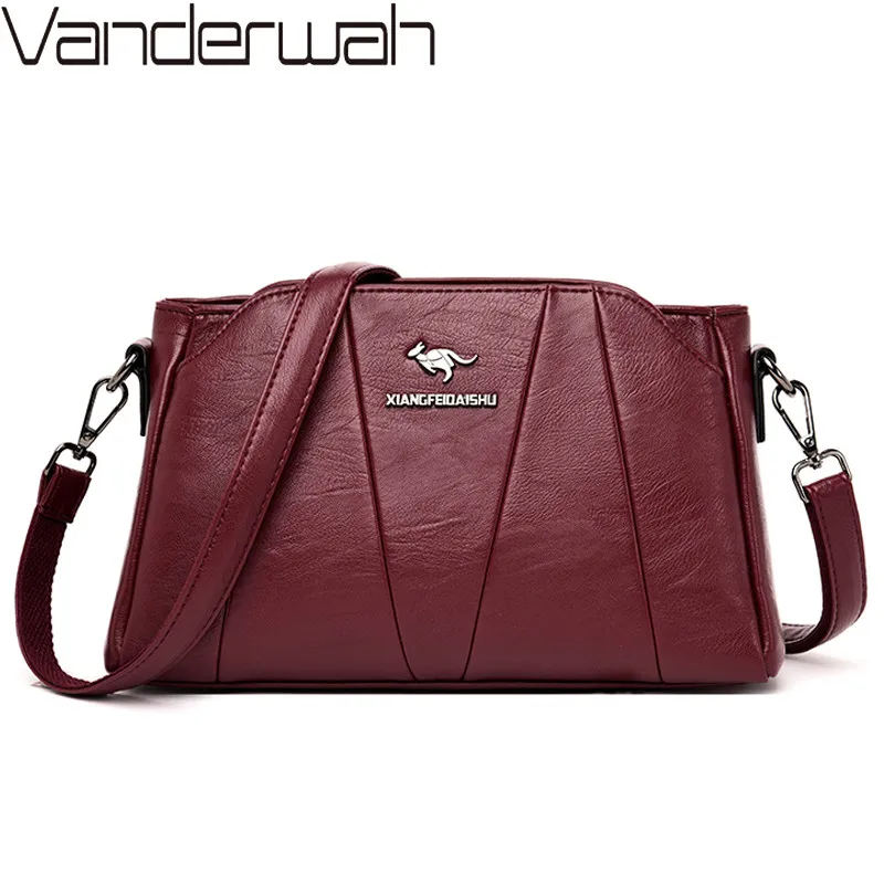 Модные сумки через плечо для женщин сумка на дизайнерские мягкие кожаные женские