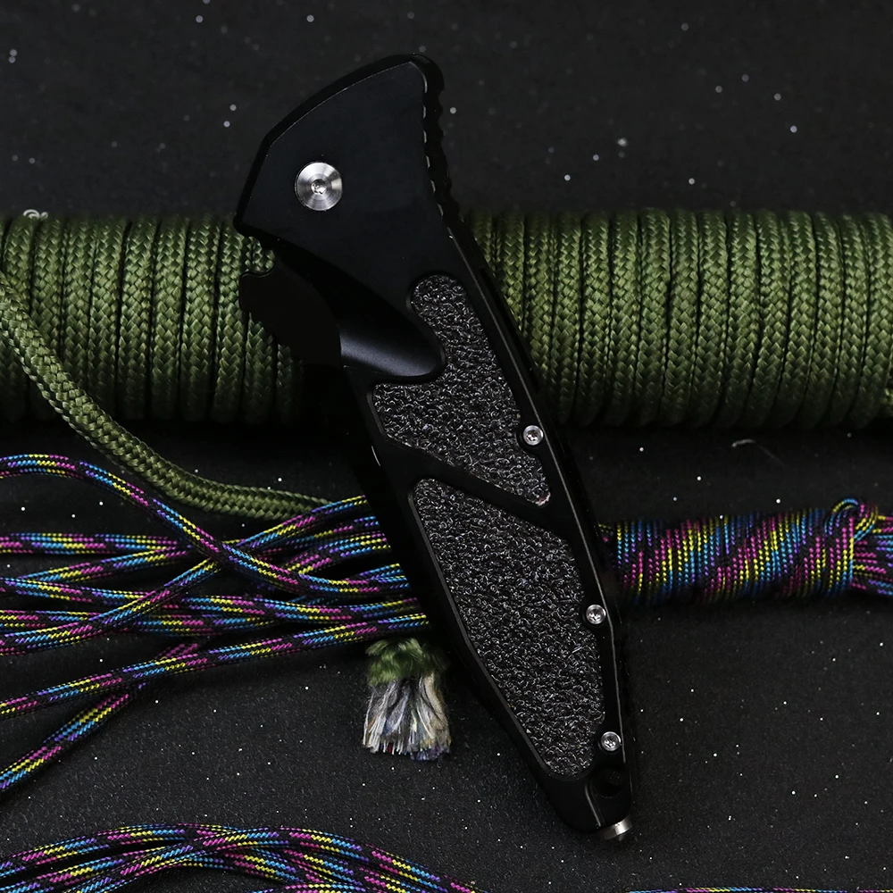 

Clearance cheetah 470 folding knife VG-10 steel aluminum alloy handle outdoor camping survival hunting fruit knife EDC hand tool