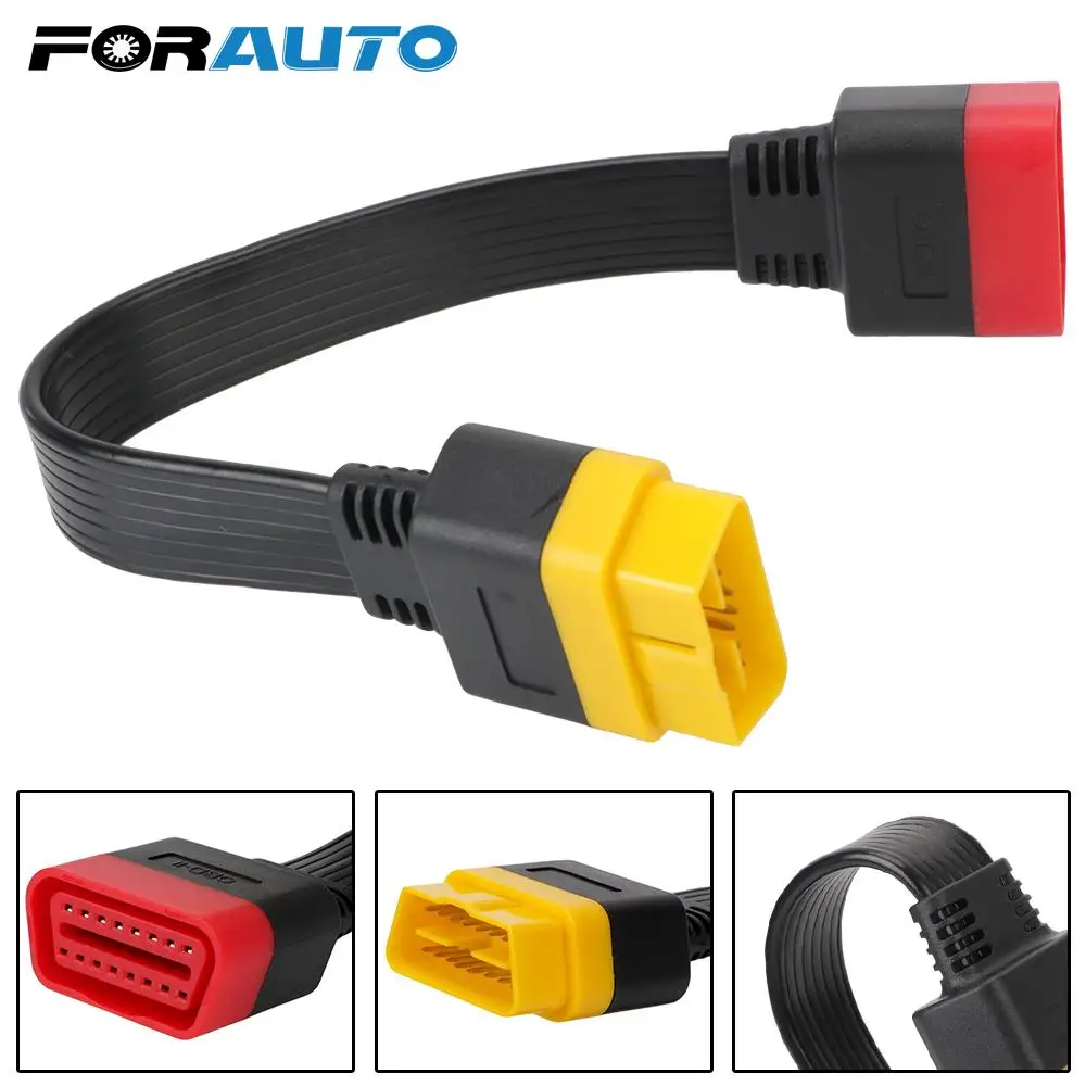 

Car Diagnostic Connectors OBD2 Scanner Extended Adapter ELM327 32cm OBDII Extension cable 16 PIN Male to Female