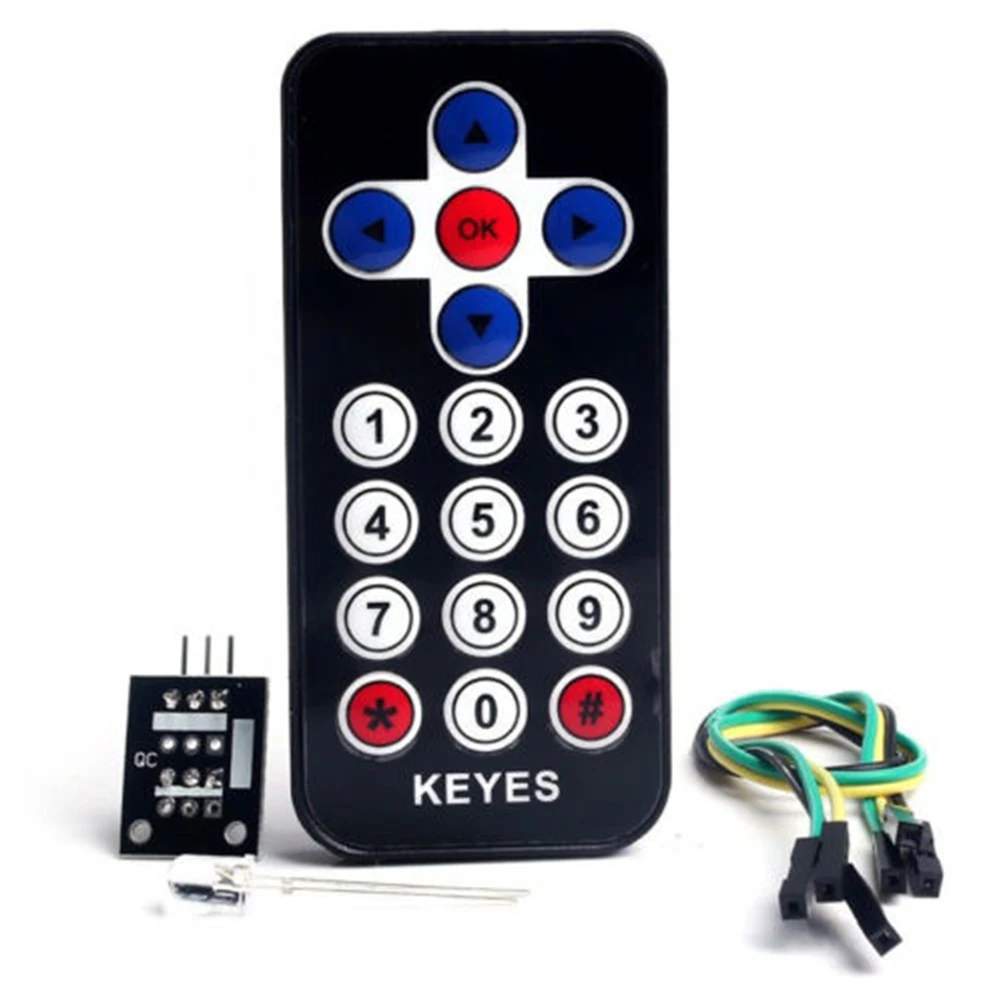 Wireless Replacement Parts Sensitive Easy Apply DIY Mini Battery Powered Remote Control Module Set Infrared For Arduino | Электроника