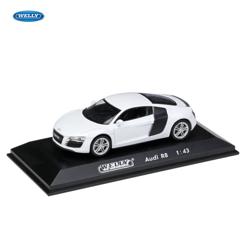 Audi R8 WELLY 1:43 Volvo C30 автомобиль сплав модель автомобиля Моделирование Украшение автомобиля коллекция подарок игрушка Литье модель игрушка для мальчиков - Цвет: Audi R8