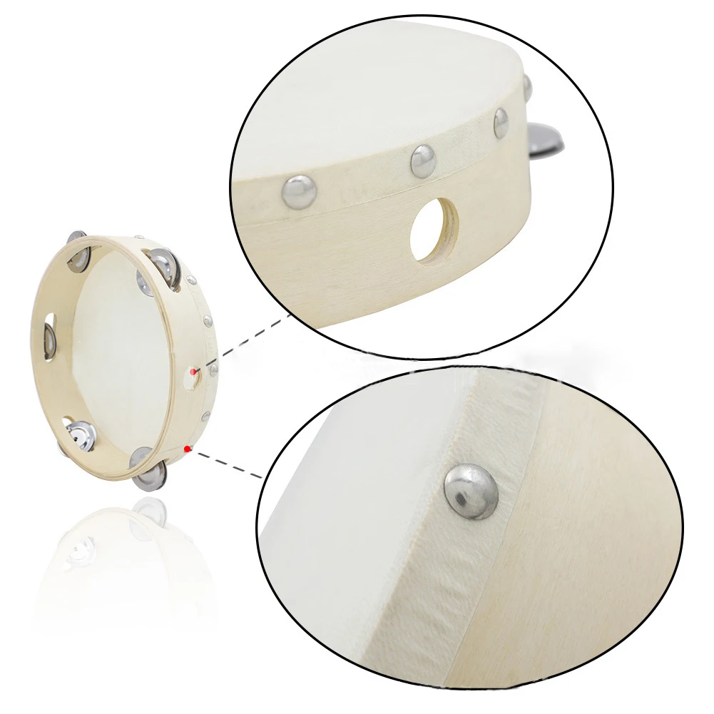 Обучающие ручные музыкальные табурины игрушки портативный подарок барабан Jingle