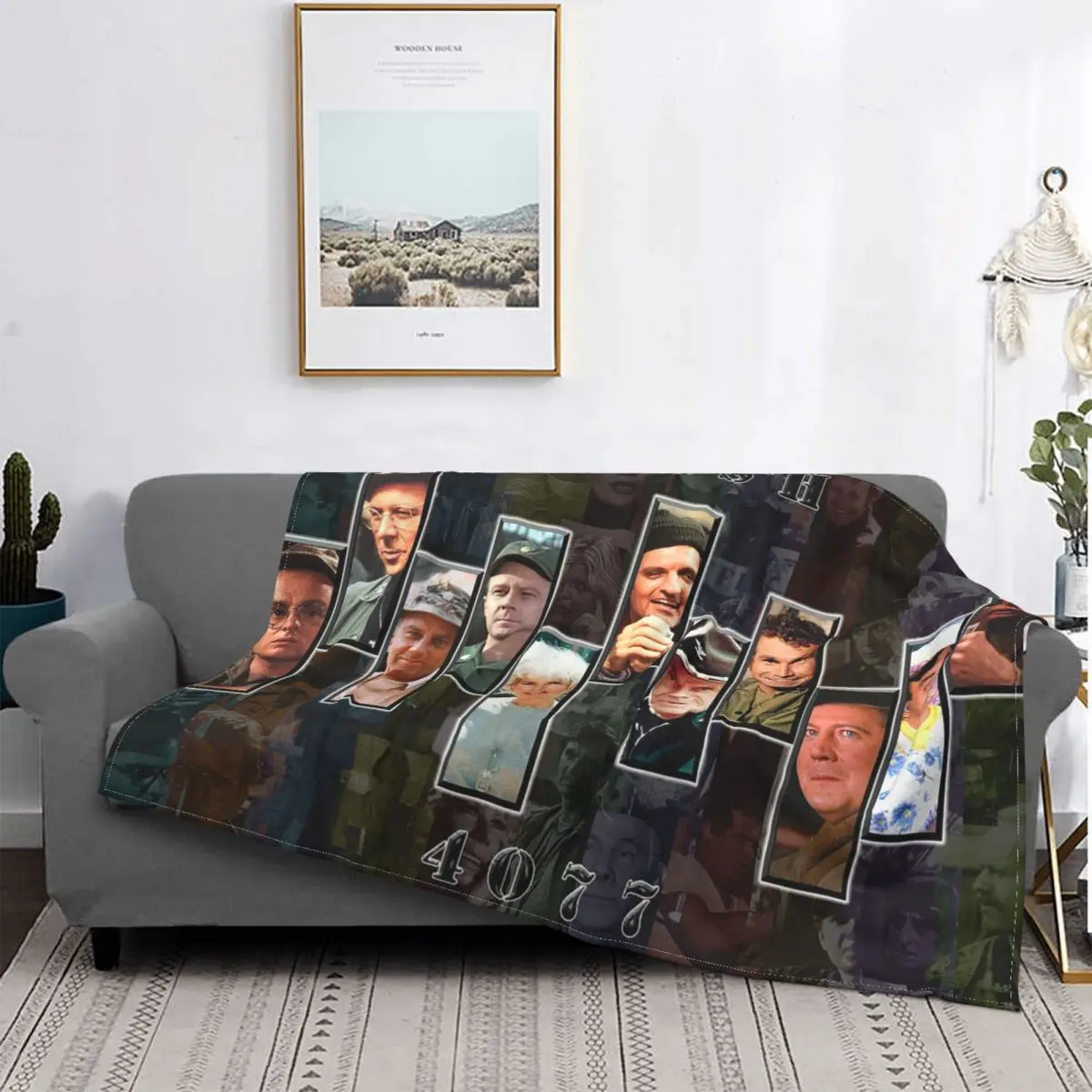 

Mash Blankets Fleece Textile Decor Tv Show Multi-function Lightweight Thin Throw Blankets for Bed Car Bedspread