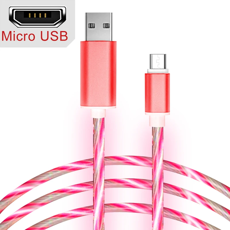 05 1 м Micro usb type-C кабель для samsung A50 A70 S10 Быстрая зарядка USB кабель для передачи данных Шнур для Xiaomi Note8 Note7 Android Microusb 2A - Цвет: 05
