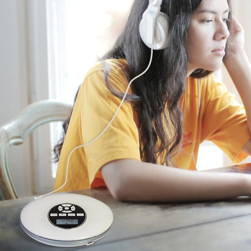 Портативный Hi-Fi проигрыватель CD воспроизведение музыки перезаряжаемый