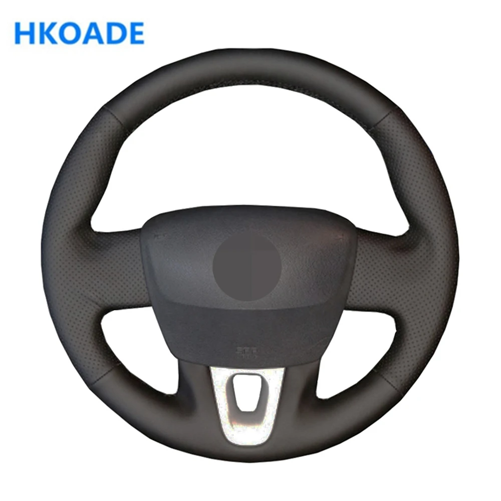 Искусственная кожа для Renault Fluence (ZE) 2010 2016 Megane 2008 Kangoo 2014 2019|Чехлы на руль| |