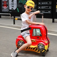kids luggage ride car rolling travel trolley suitcase childrens case universal wheel suitcase bus luggage case for riding on