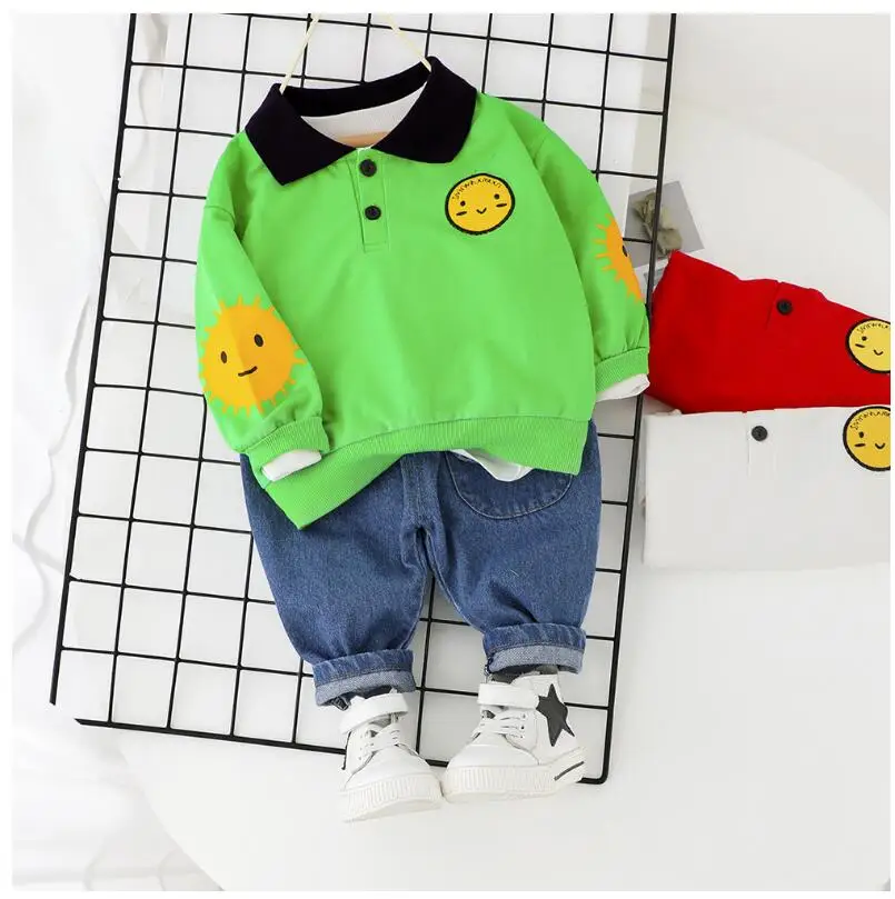 Комплекты одежды для маленьких мальчиков и девочек 2020 г. Весенние детские