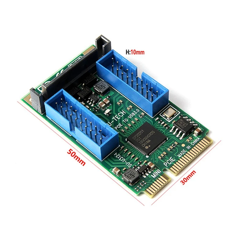 Мини PCI Express USB 3 0 адаптер Mini PCI-E к 4 порту расширения мини PCIe USB3.0 конвертер |