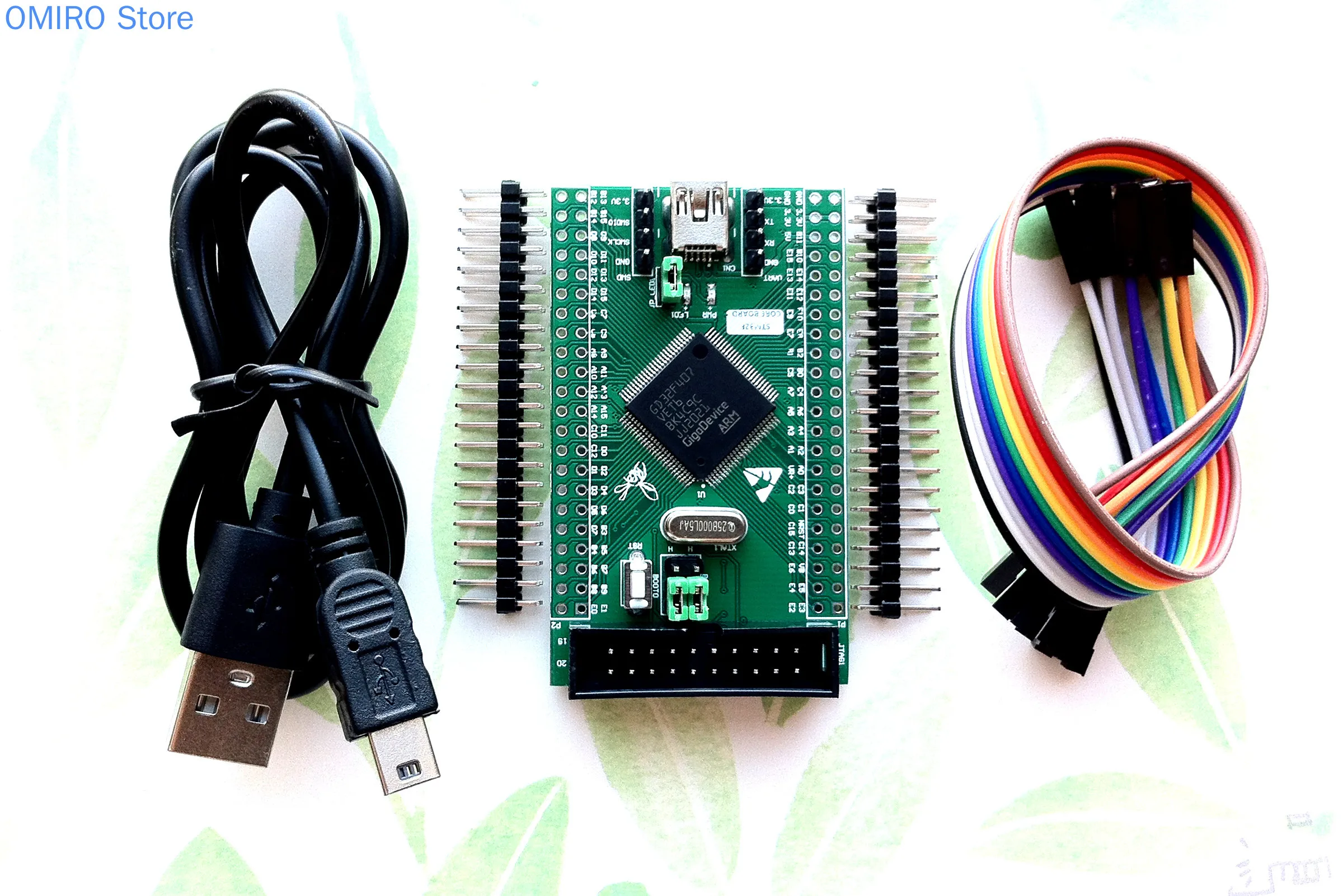 Placa de Núcleo Placa de Desenvolvimento do Sistema Mínimo Placa de Aprendizagem Gd32f407 ve Mini Gd32f407vet6 Peças e acessórios p/ instrumentos