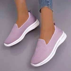 Spring Autumn Women Casual Sport Sneakers Women's Breathable Slip-On Shoes Female Light Platform Shoes Zapatillas Mujer