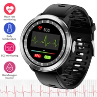 ecg ppg smart watch men 24h body temperature 1 3 oled screen smartwatch blood pressure oxygen heart rate monitoring bracelet