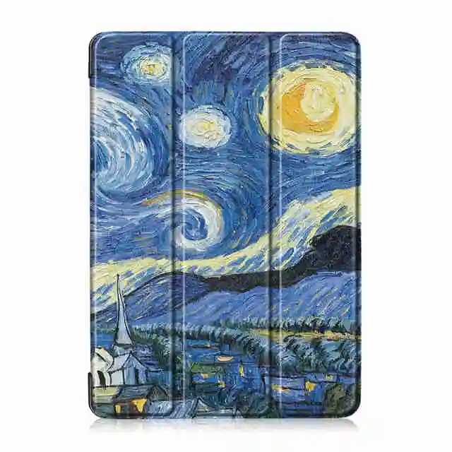 Starry Night IBuyiWin Магнитный чехол для lenovo Tab M10 TB-X505F/L TB-X605F 10,", чехол для планшета+ пленка Scxreen+ ручка - Цвет: Starry Night