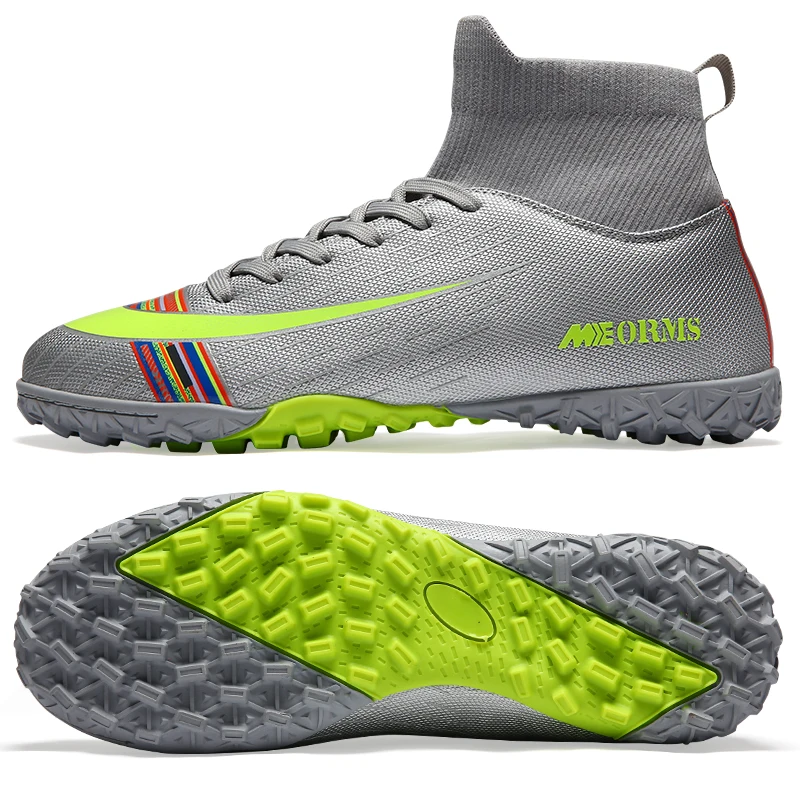 Высокие мужские футбольные бутсы комнатные тренировочные кроссовки газон