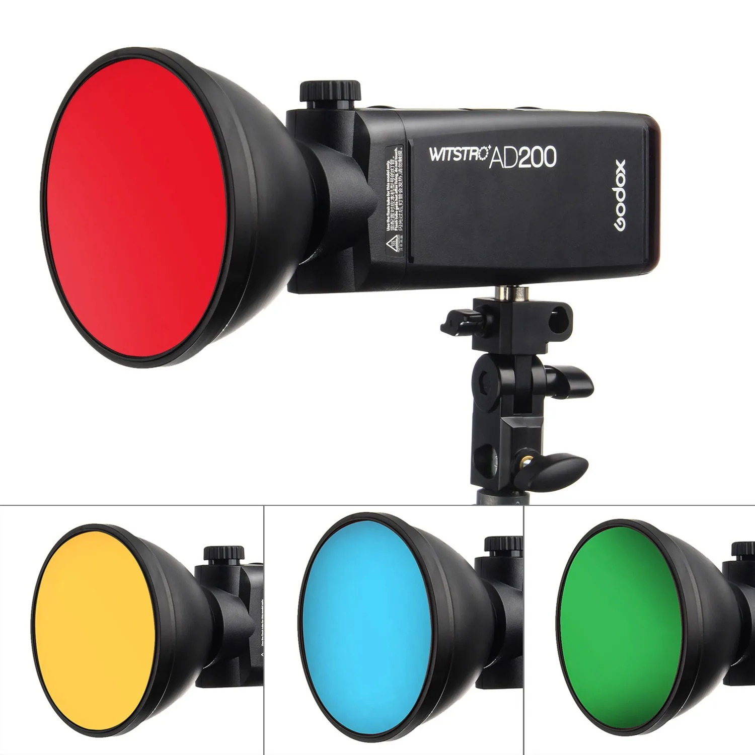 Уличная вспышка Godox AD200Pro 2 4 Вт 1/8000G HSS Speedlite стробоскопическая AD-S2 Стандартный