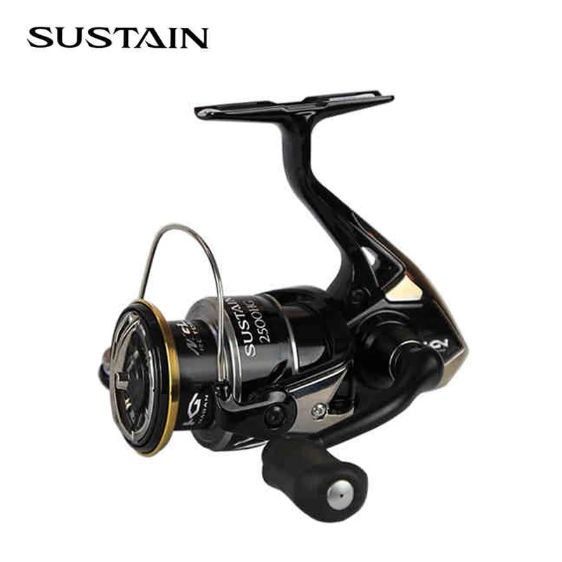 

SHIMANO SUSTAIN FI Spinning Fishing Reel 2500 2500HG C3000HG 3000XG 4000 4000XG C5000XG Spinning Reel 8+1BB SA-RB Saltwater Reel