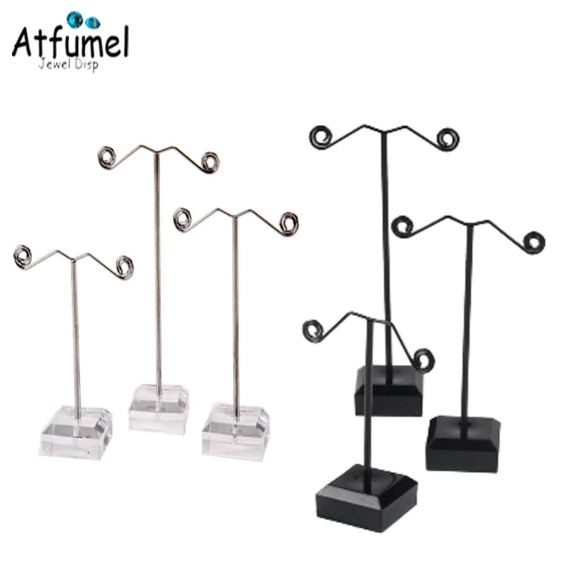 

Оптовая продажа, акриловая подставка для сережек, подвеска-гвоздики, стеллаж для хранения сережек, органайзер, 2 комплекта