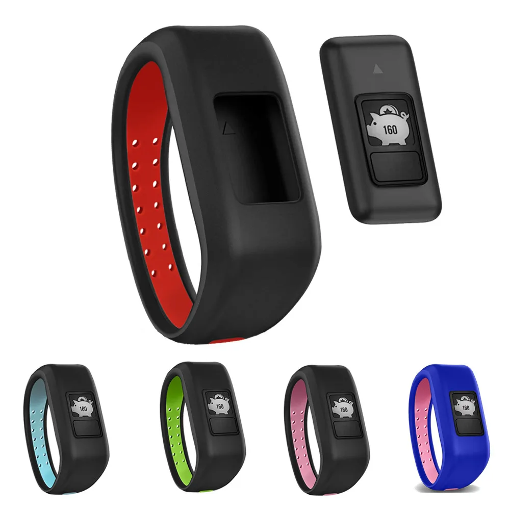 

Силиконовый ремешок для Garmin Vivofit 3, умный Браслет для Garmin Vivofit JR 2, детский спортивный цветной ремешок для часов