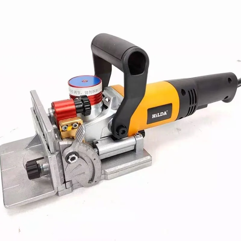 

750W Woodworking Slotting Machine Lamino Invisible Parts Slotting Machine Angle Adjustable Non-hole Splicing Slotting Machine