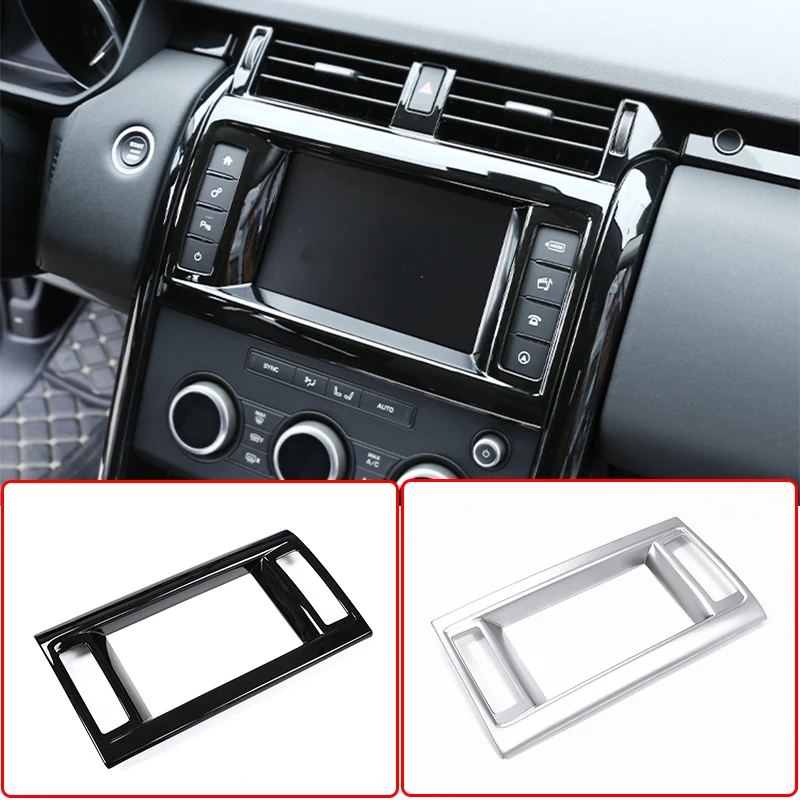 

Для Land rover Discovery 5 S SE версия LR5 L462 2017-2020 ABS хромированная рамка для автомобильной навигационной Коробки Крышка отделка аксессуары для интерьера