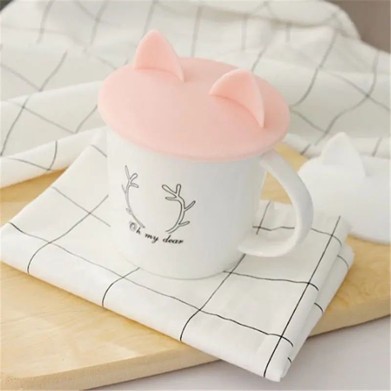 Герметичная силиконовая крышка для чашек термостойкая многоразовая Крышка