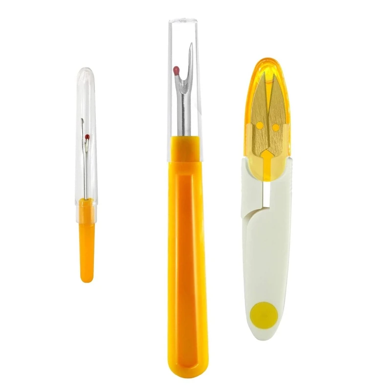 

2Pcs Seam Ripper and Thread Remover Kit, Sharp Sewing Seam Thread Remover Stitch K3KB