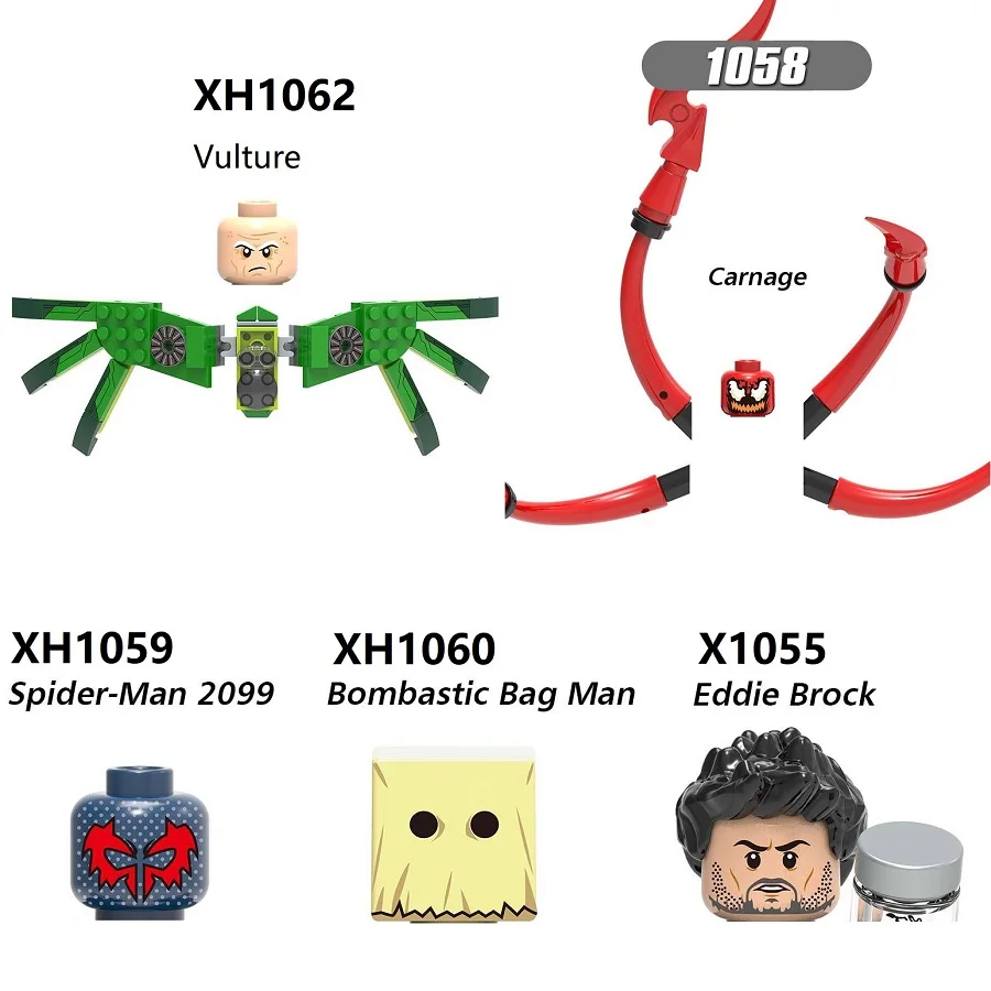 Мини фигурка супергероя персонаж грифа Человек паук 2099|Блочные конструкторы| |
