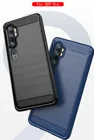 Текстура из углеродного волокна матовый чехол для Xiaomi CC9 Note 10 Pro Чехол Силиконовый противоударный чехол для Redmi Note 8T чехол для телефона Funda