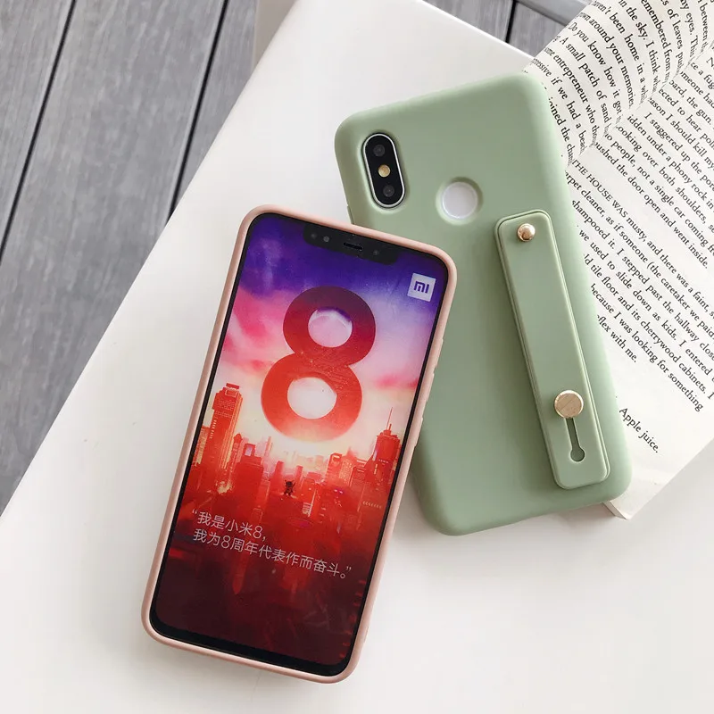 Для Redmi Note 5 6 7 K20 Pro 7A 5A 4A 4X5 6A GO защитный чехол-подставка с кольцом на запястье