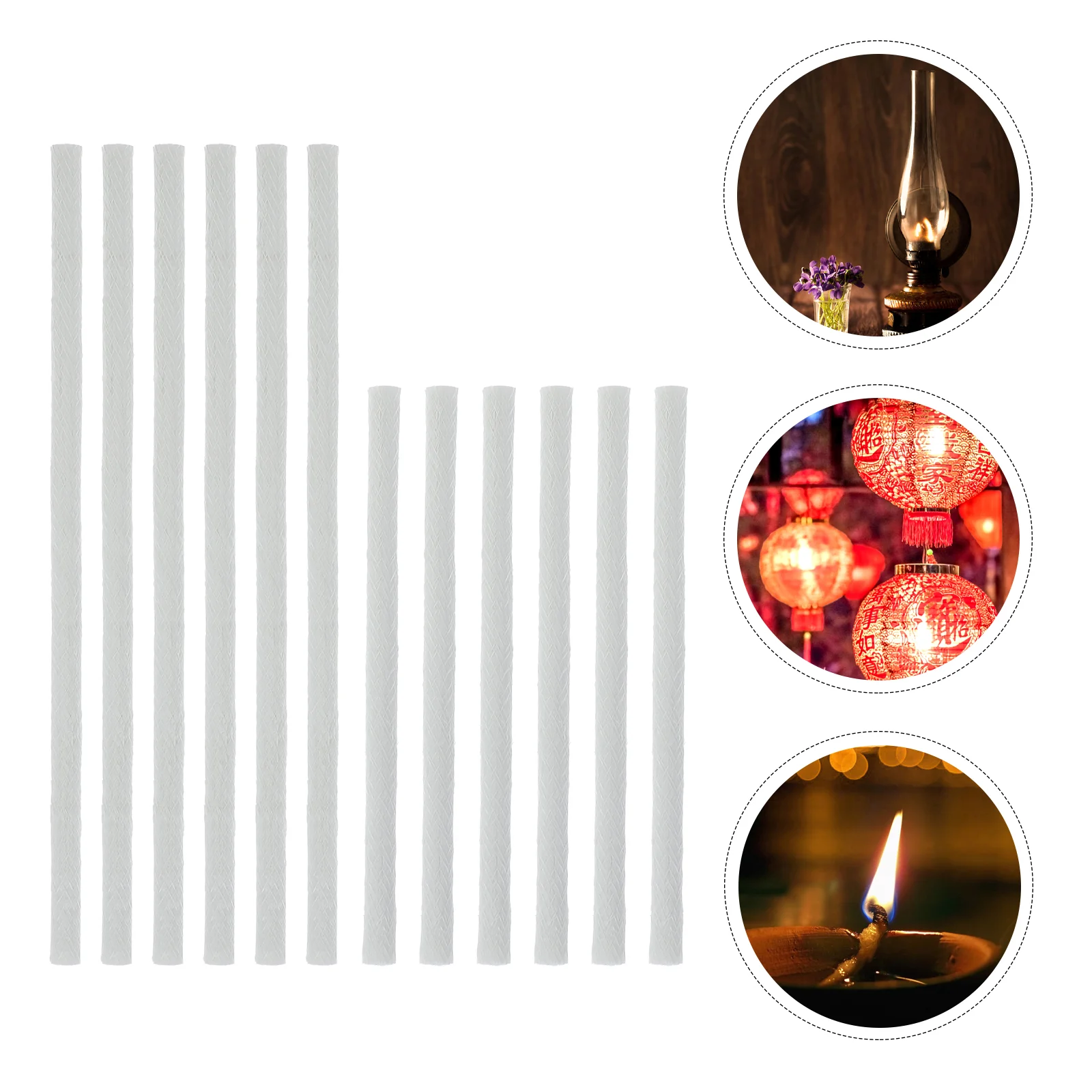 12 шт. фонарь фитиль из хлопка для горелки |