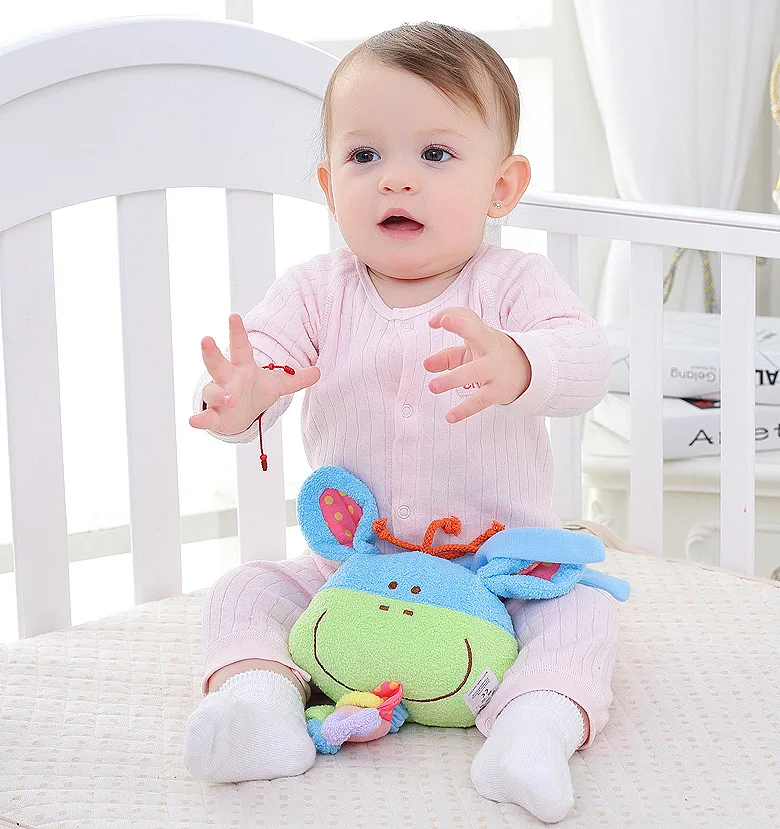 Плюшевая игрушка в кроватку колокольчик музыка рингтон плюшевая Подвеска для