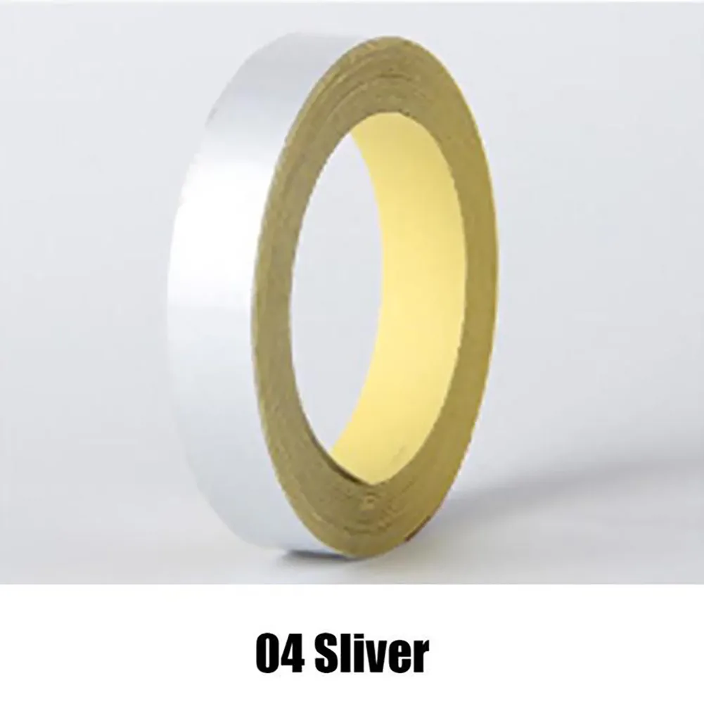 

Universal 10mm X 5meter Lining Reflective Vinyl Wrap Film Car Motorcycle Sticker Decal Waterproof Reflective Stickers 2021 NEW